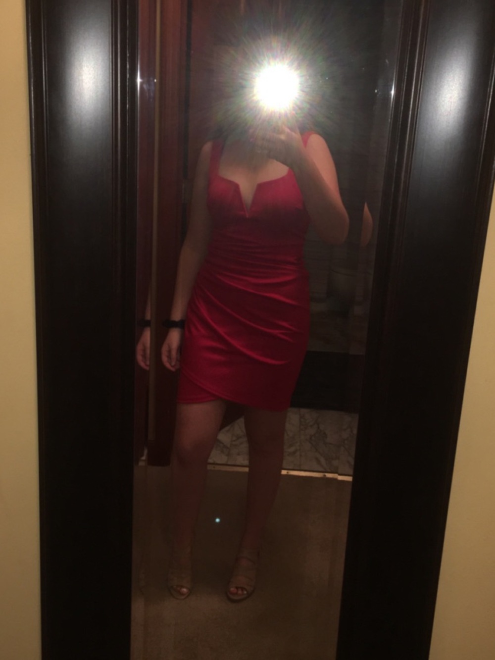 red tiger mist dress